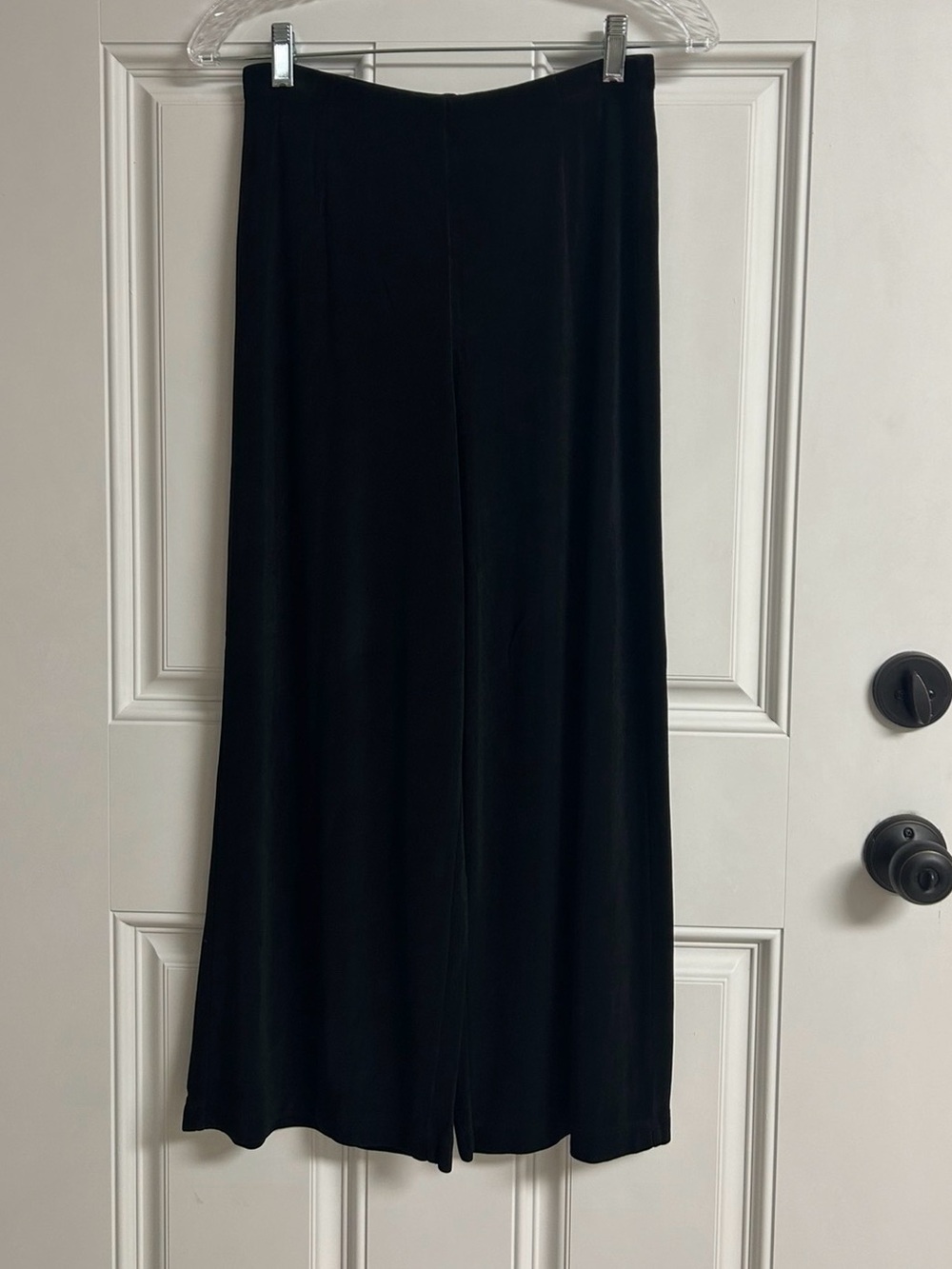 Chicos Travelers Wide Leg Cropped Pant Size 1 (M-8)